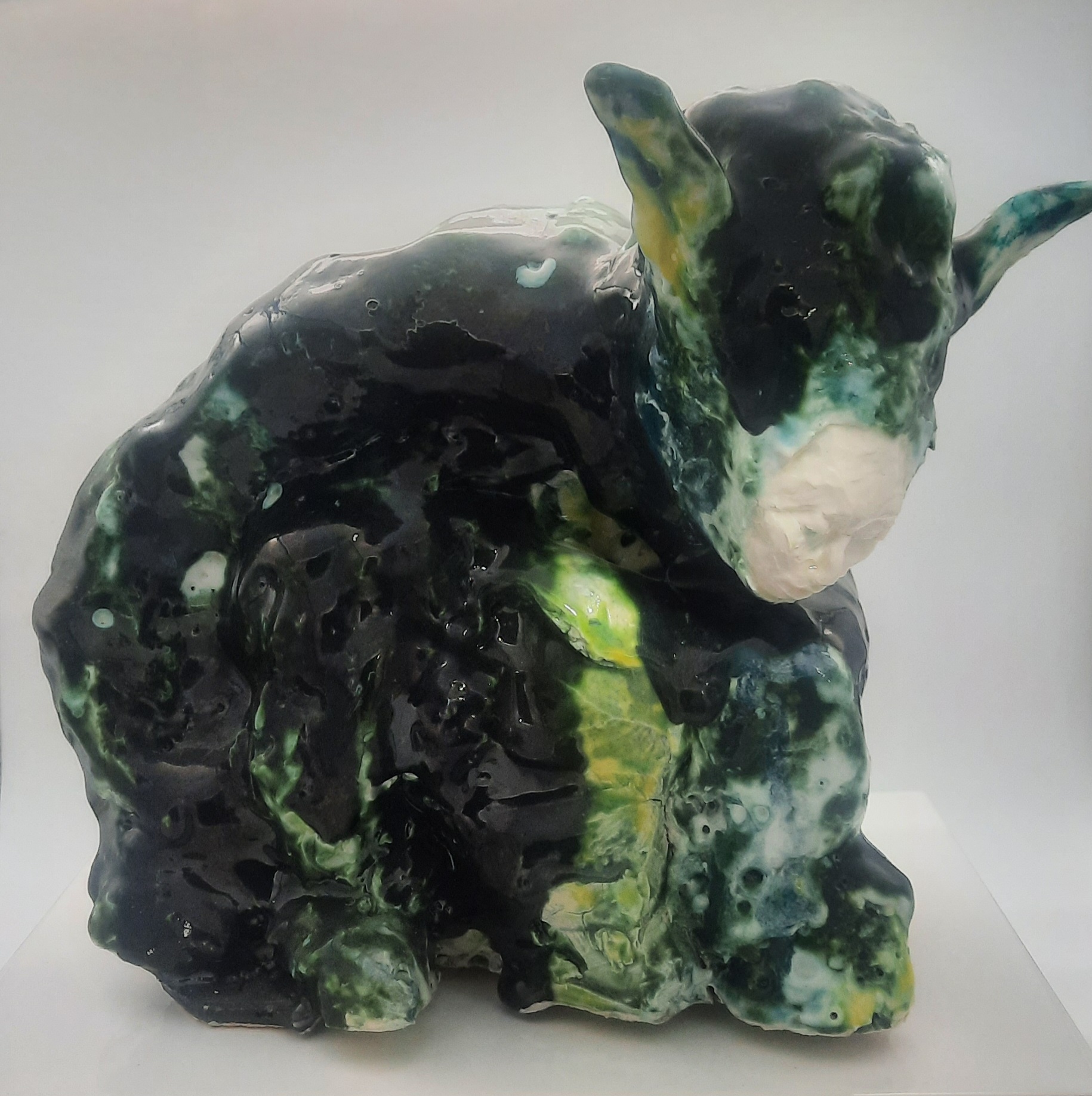 Faun (grün) von Ina Jänicke